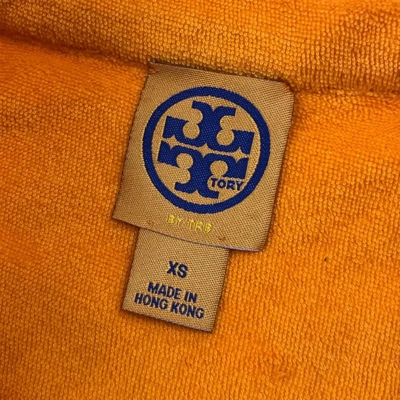 Tory Burch Orange/Pink Tunic Caftan Beach Resort Swim Cover Up N233-38 - Picture 4 of 9